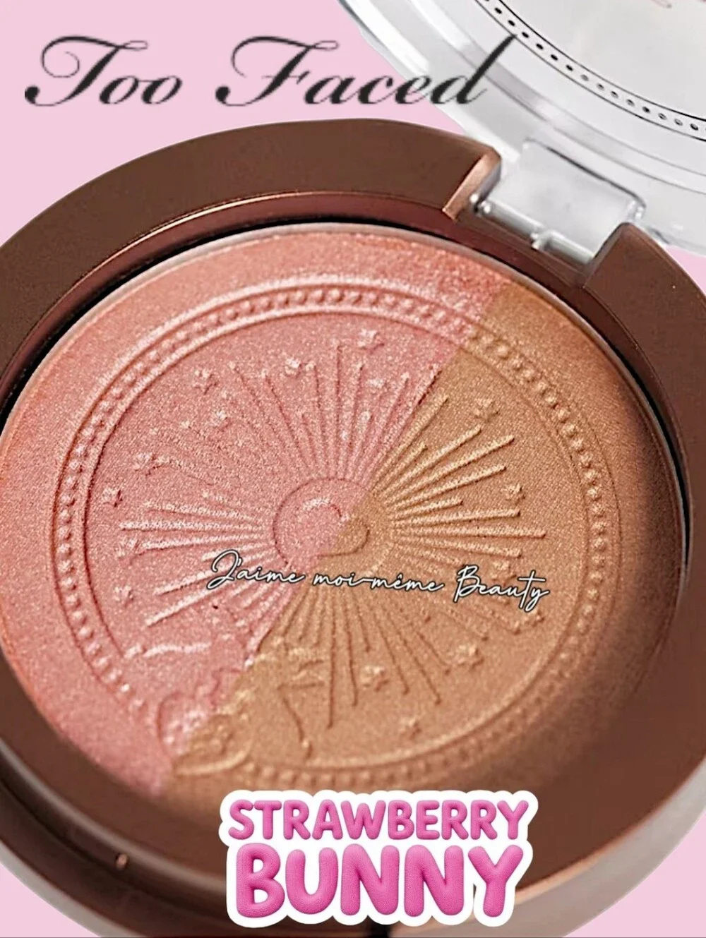 Too Faced Strawberry Bunny Blush Bronzer- Pink Bronze Glow